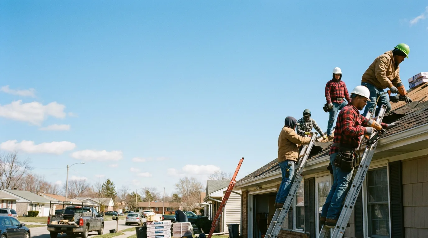Roofing in Merrillville, IN near me